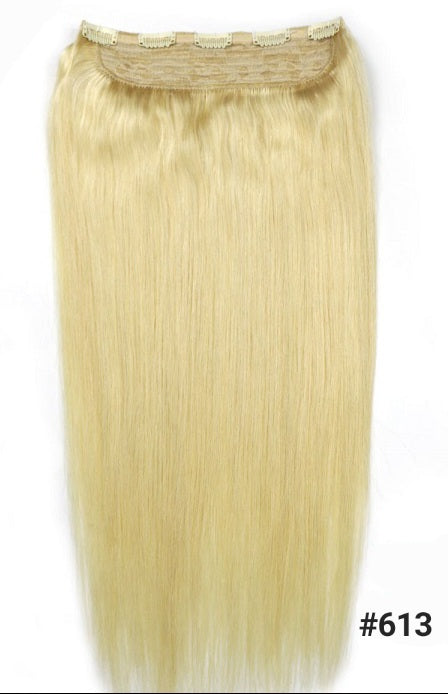 Einzelne Clip In Tresse 100% Echthaar Extensions - undefined
