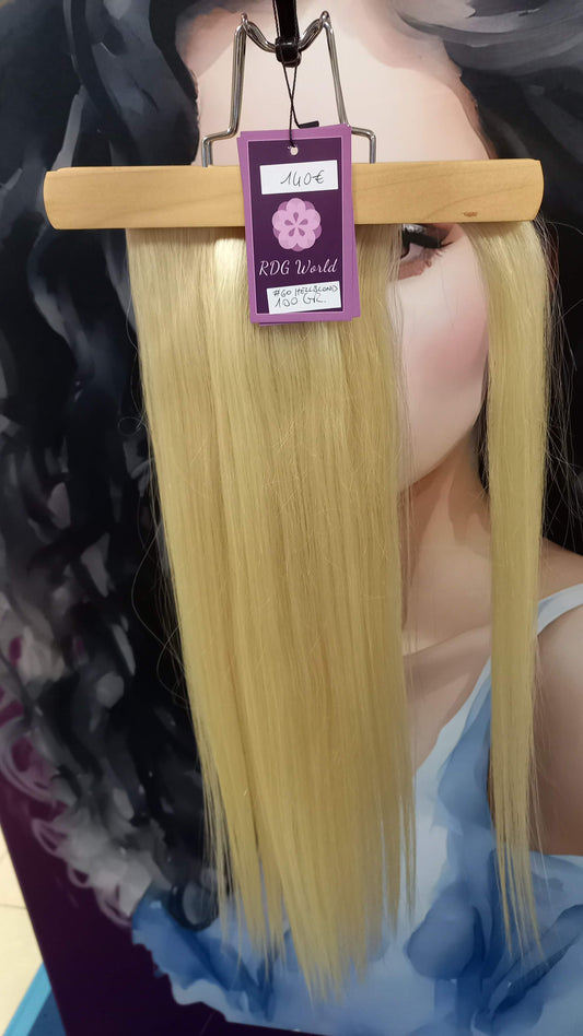 Pferdeschwanz Ponytail Clip In Russisches Echthaar Extensions Platinblond