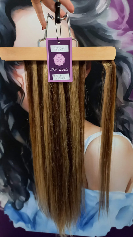 Pferdeschwanz Ponytail Clip In Russisches Echthaar Extensions P4/27