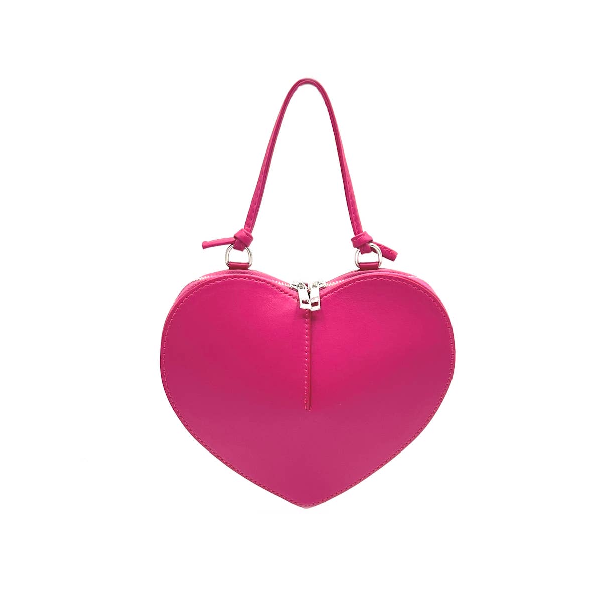 Suie Valentini srl - Genuine Leather Shoulder Bag, Made in Italy, Art. 112587: Red