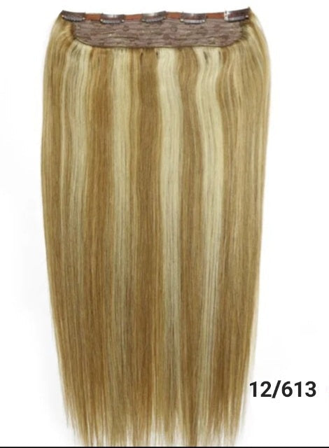 Einzelne Clip In Tresse 100% Echthaar Extensions - undefined