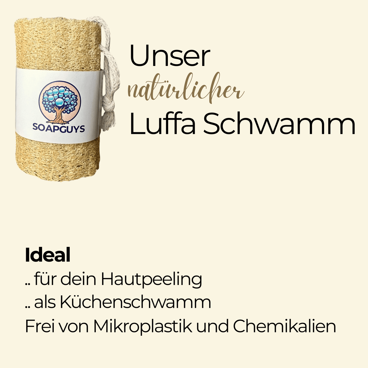 Natural Luffa Sponge