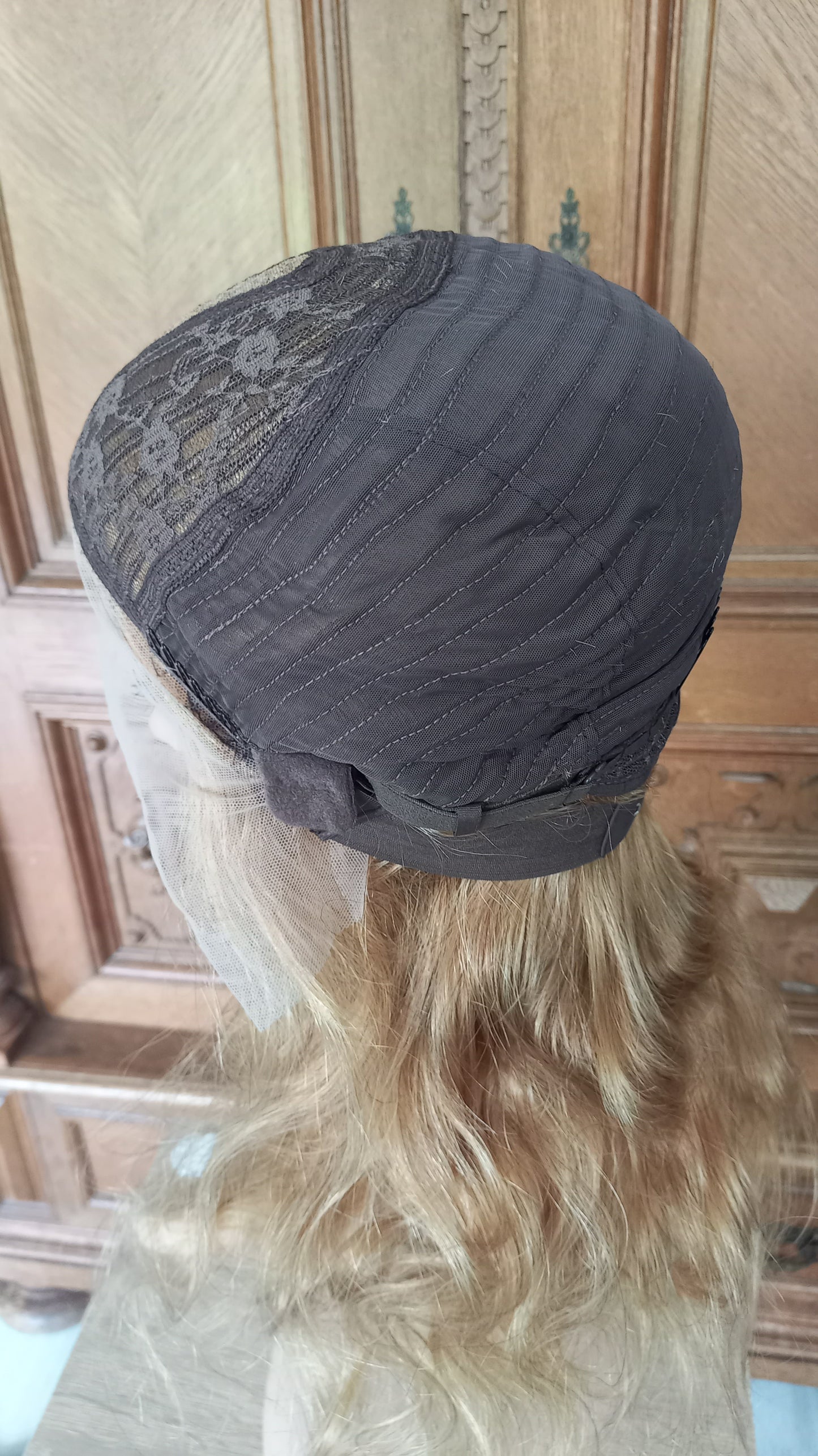 Körper Welle T-Part Echthaarperücke Ashblond 45 cm