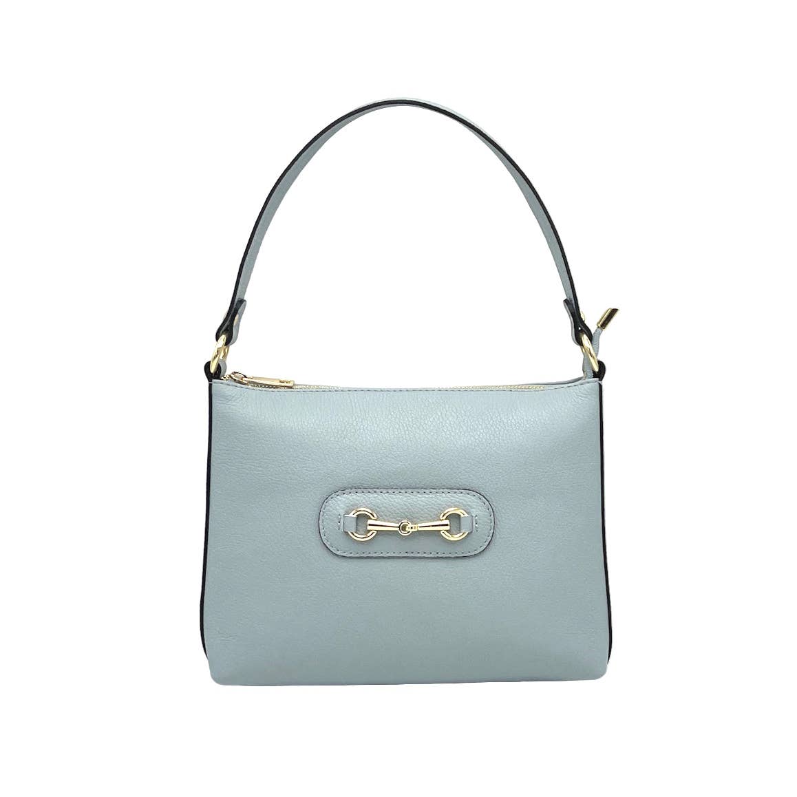 Suie Valentini srl - Genuine Leather Shoulder Bag with Shoulder Strap, Made in Italy, Art. 112660: Camel