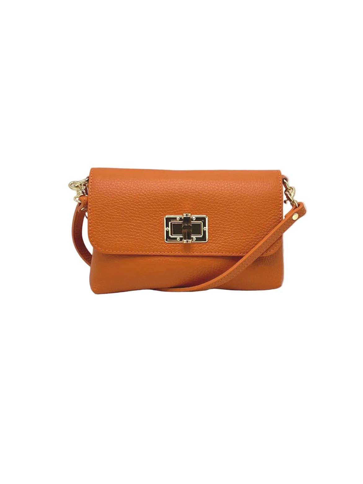 Suie Valentini srl - Summer Collection, Women's Mini Flap Crossbody Bag in Genuine Leather, Made in Italy, Art. 112720: Green