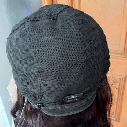Parrucca di capelli umani Remy con parte a T in pizzo frontale