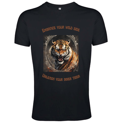 Men's Fit T-Shirts Inner Tiger RDG