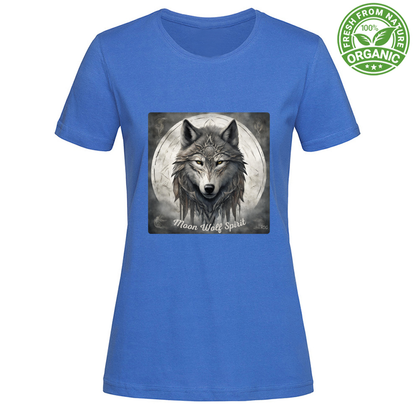 Bio T-Shirt Moon Wolf Spirit RDG