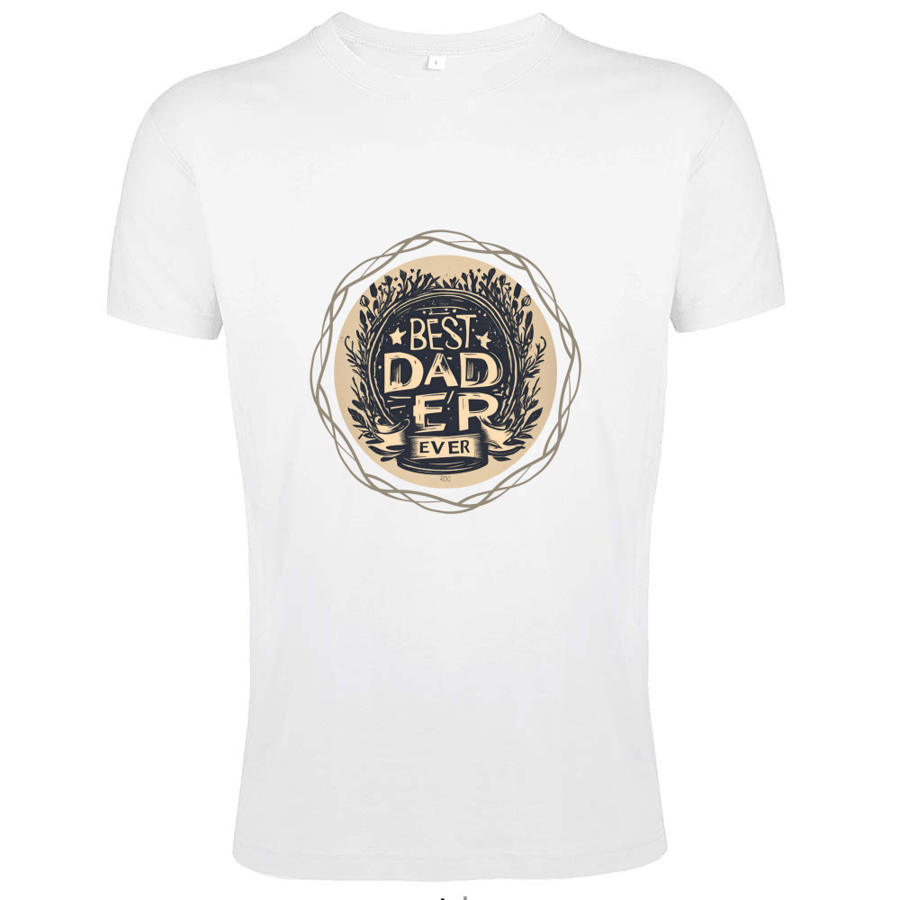 Men's Fit T-Shirts The Best Dad RDG