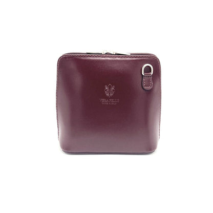Suie Valentini srl - Genuine Leather Shoulder Bag, Made in Italy, Art. 112603: Flower
