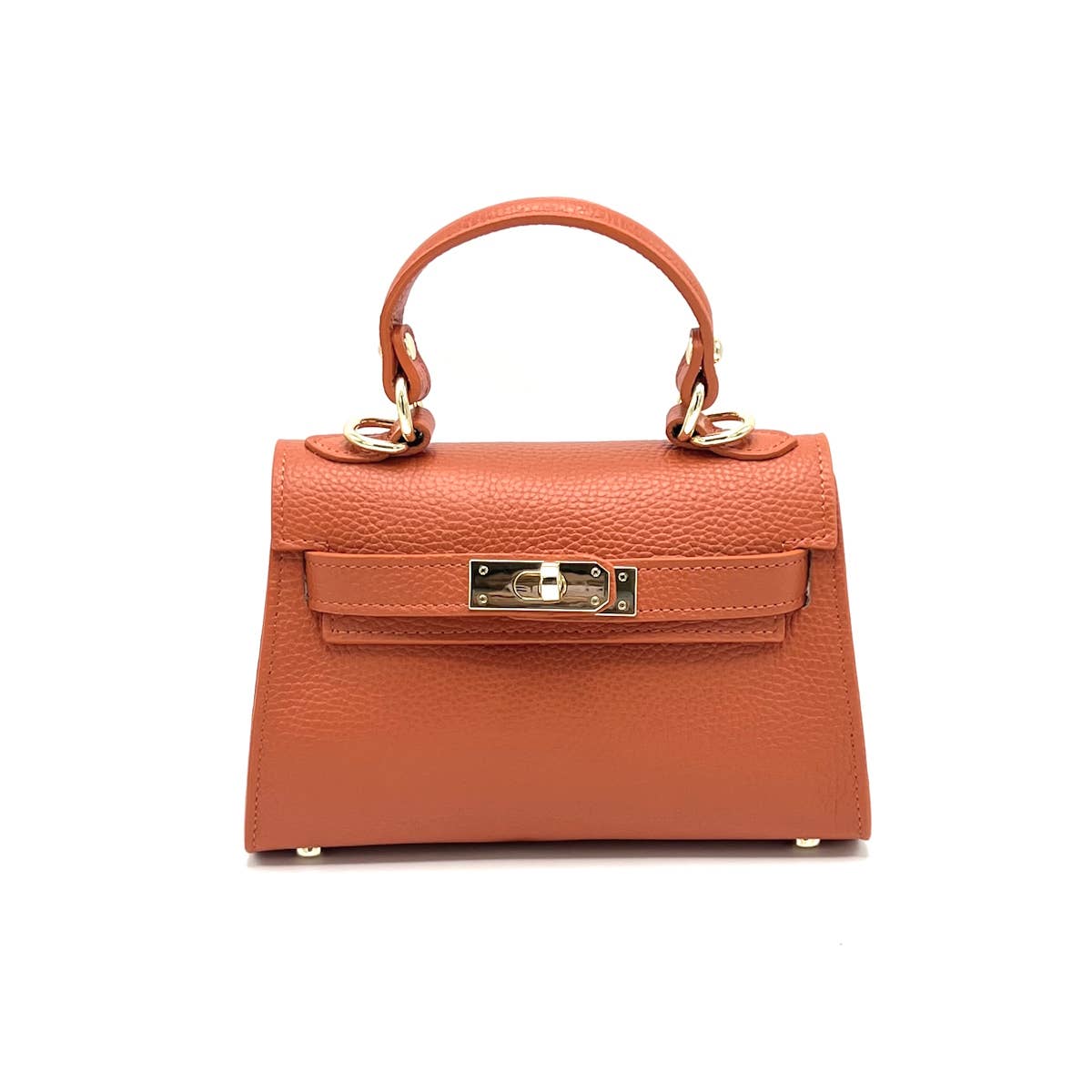 Suie Valentini srl - Genuine leather shoulder bag, Made in Italy, art. 112609: Navy Blue