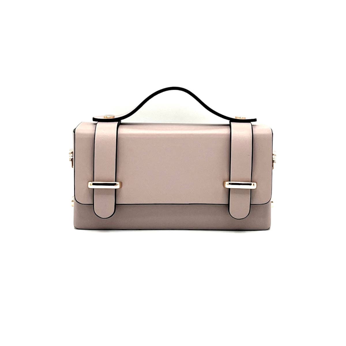 Suie Valentini srl - Genuine leather mini clutch bag with chain, Made in Italy, art. 112591: Bordeaux