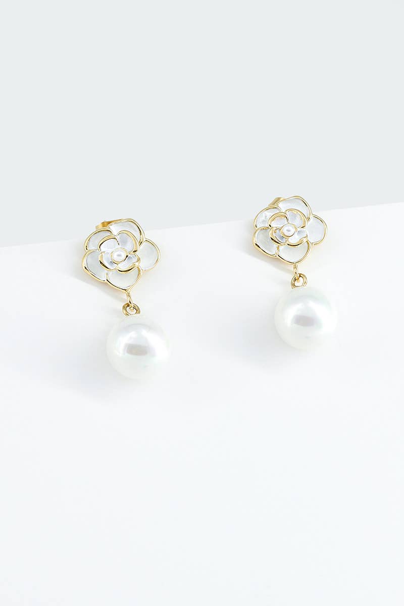 BYREN | ÉLINE L'ATELIER - Boucles d'oreilles en acier inoxydable 124AQ284: Or