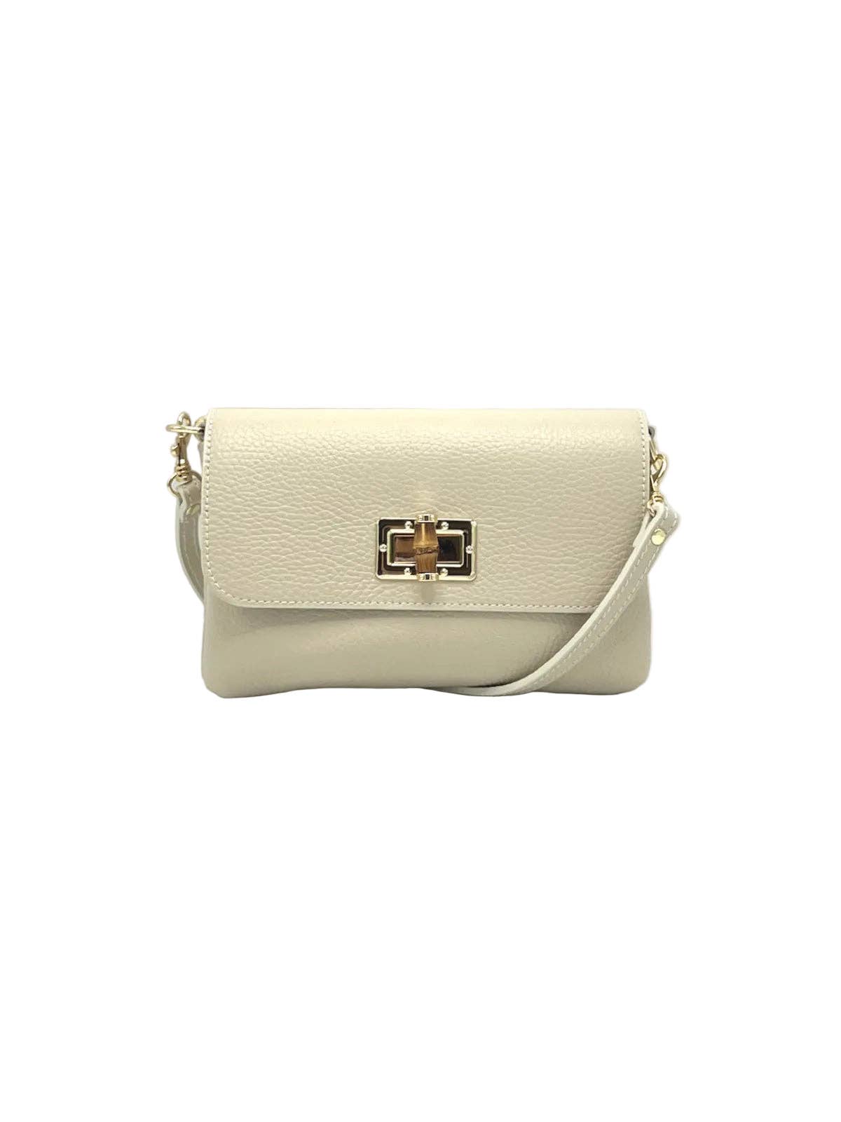 Suie Valentini srl - Summer Collection, Women's Mini Flap Crossbody Bag in Genuine Leather, Made in Italy, Art. 112720: Green