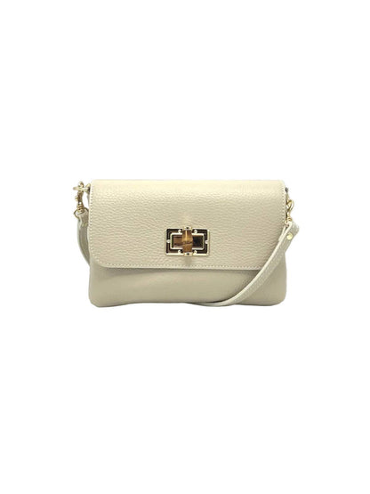 Suie Valentini srl - Summer Collection, Women's Mini Flap Crossbody Bag in Genuine Leather, Made in Italy, Art. 112720: Green