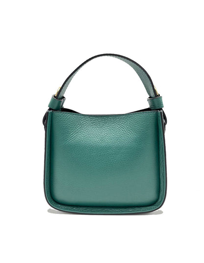 Suie Valentini srl - Genuine leather handbag, Made in Italy, art. 112303: Lilac