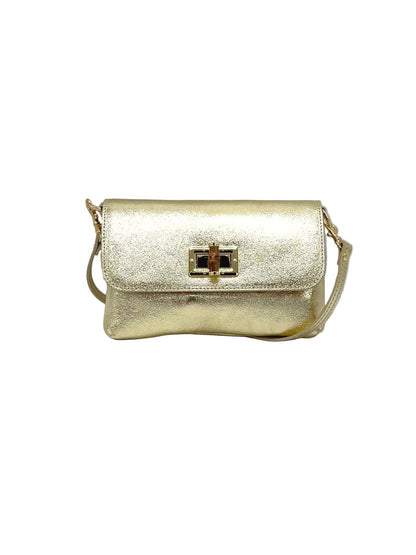 Suie Valentini srl - Summer Collection, Women's Mini Flap Crossbody Bag in Genuine Leather, Made in Italy, Art. 112720: Green
