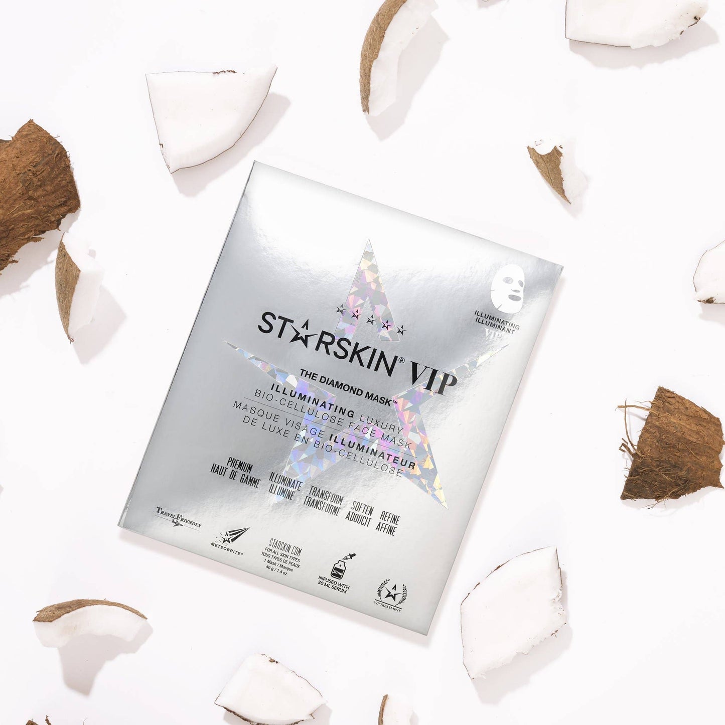 STARSKIN - VIP The Diamond Mask™ Illuminating Bio-Cellulose Face Mask