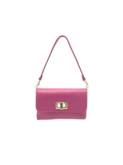Suie Valentini srl - Summer Collection, Women's Mini Flap Crossbody Bag in Genuine Leather, Made in Italy, Art. 112720: Green