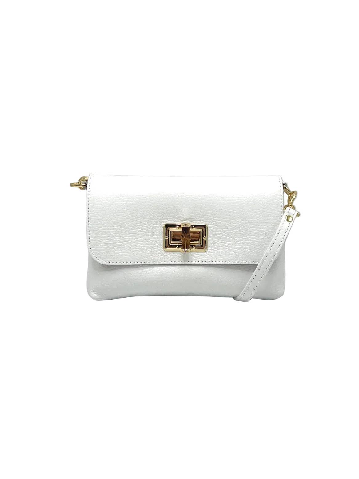 Suie Valentini srl - Summer Collection, Women's Mini Flap Crossbody Bag in Genuine Leather, Made in Italy, Art. 112720: Green