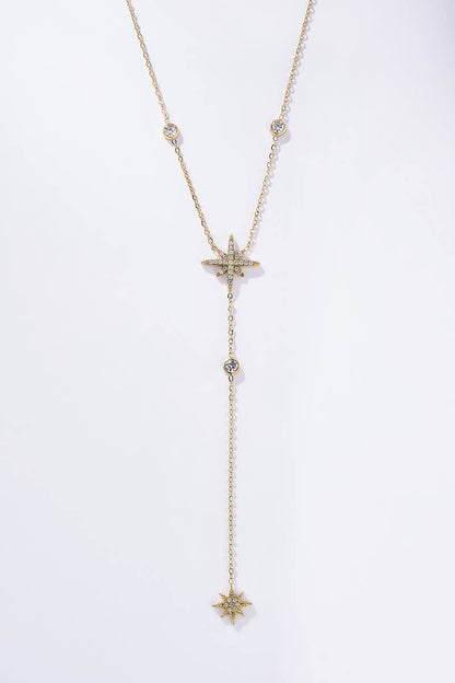 Elegante Edelstahl-Y-Kette Gold 224AQ203 | BYREN ÉLINE L'ATELIER