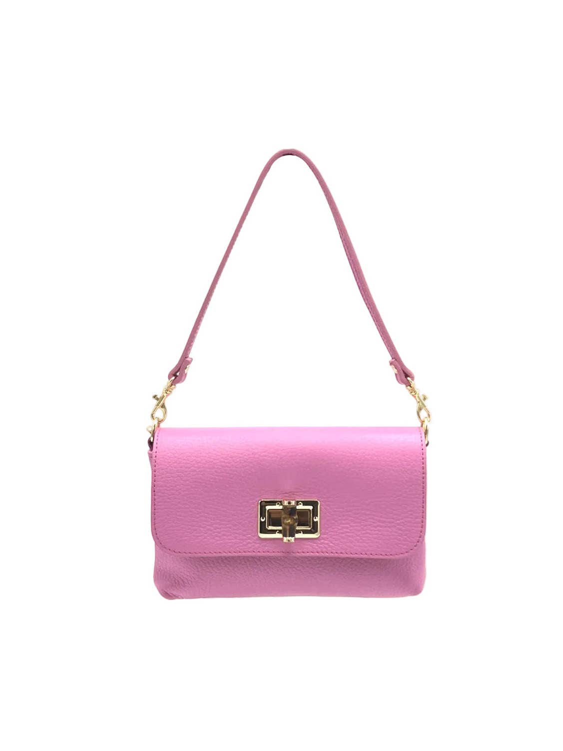 Suie Valentini srl - Summer Collection, Women's Mini Flap Crossbody Bag in Genuine Leather, Made in Italy, Art. 112720: Green