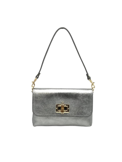 Suie Valentini srl - Summer Collection, Women's Mini Flap Crossbody Bag in Genuine Leather, Made in Italy, Art. 112720: Green