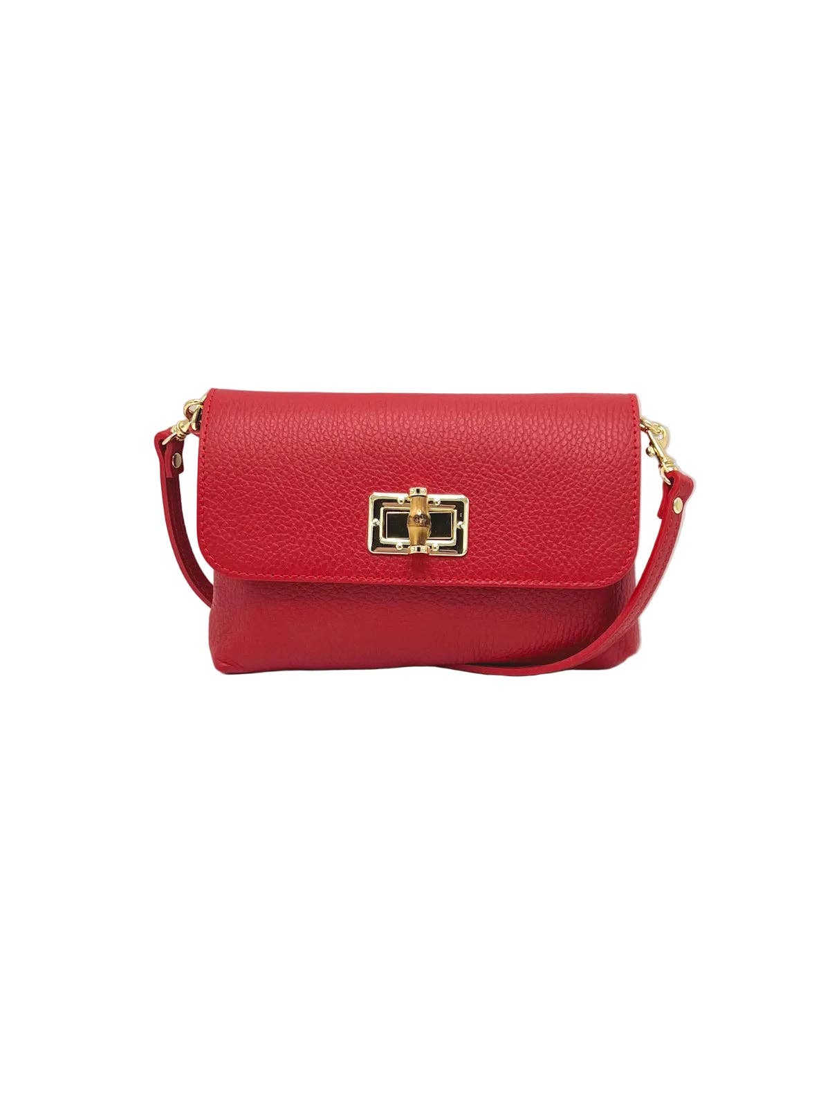 Suie Valentini srl - Summer Collection, Women's Mini Flap Crossbody Bag in Genuine Leather, Made in Italy, Art. 112720: Green
