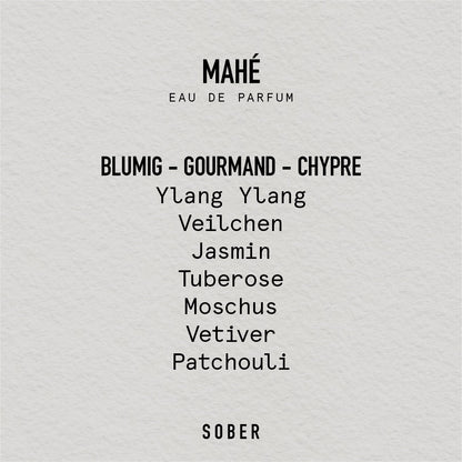 MAHÉ - Eau de Parfum