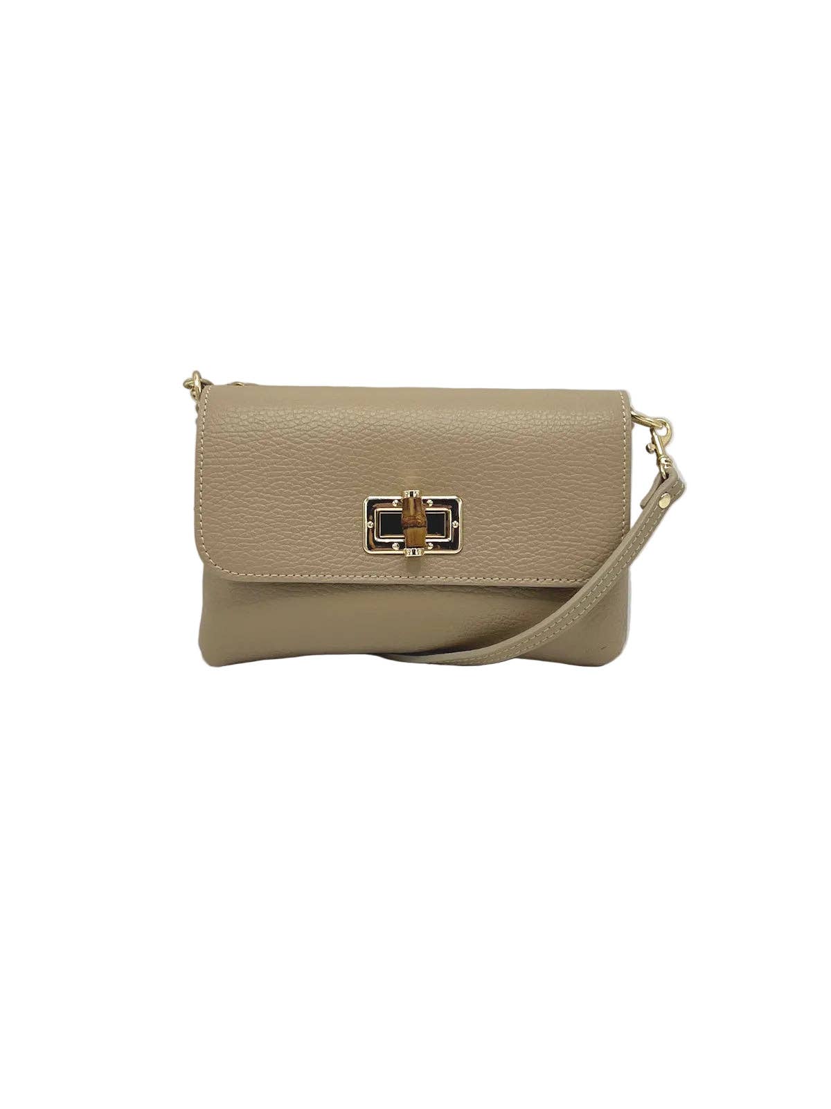 Suie Valentini srl - Summer Collection, Women's Mini Flap Crossbody Bag in Genuine Leather, Made in Italy, Art. 112720: Green