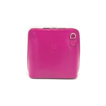 Suie Valentini srl - Genuine Leather Shoulder Bag, Made in Italy, Art. 112603: Flower