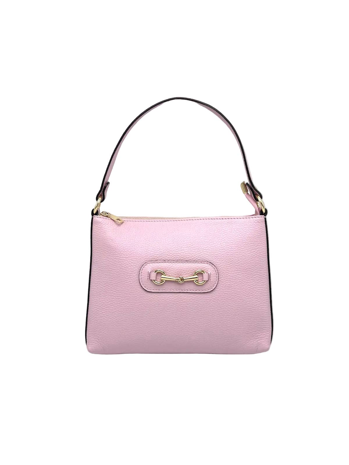 Suie Valentini srl - Genuine Leather Shoulder Bag with Shoulder Strap, Made in Italy, Art. 112660: Camel