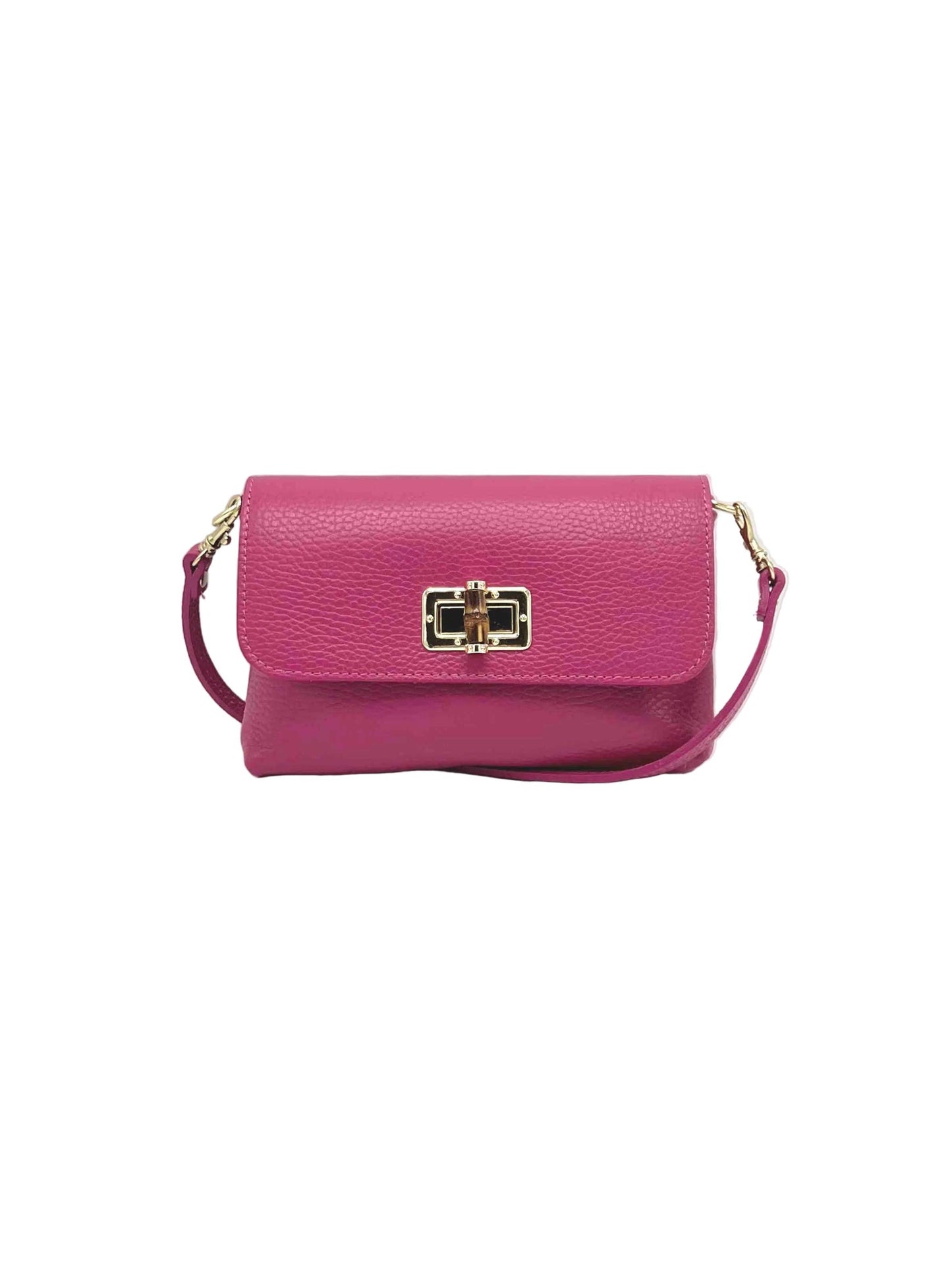 Suie Valentini srl - Summer Collection, Women's Mini Flap Crossbody Bag in Genuine Leather, Made in Italy, Art. 112720: Green