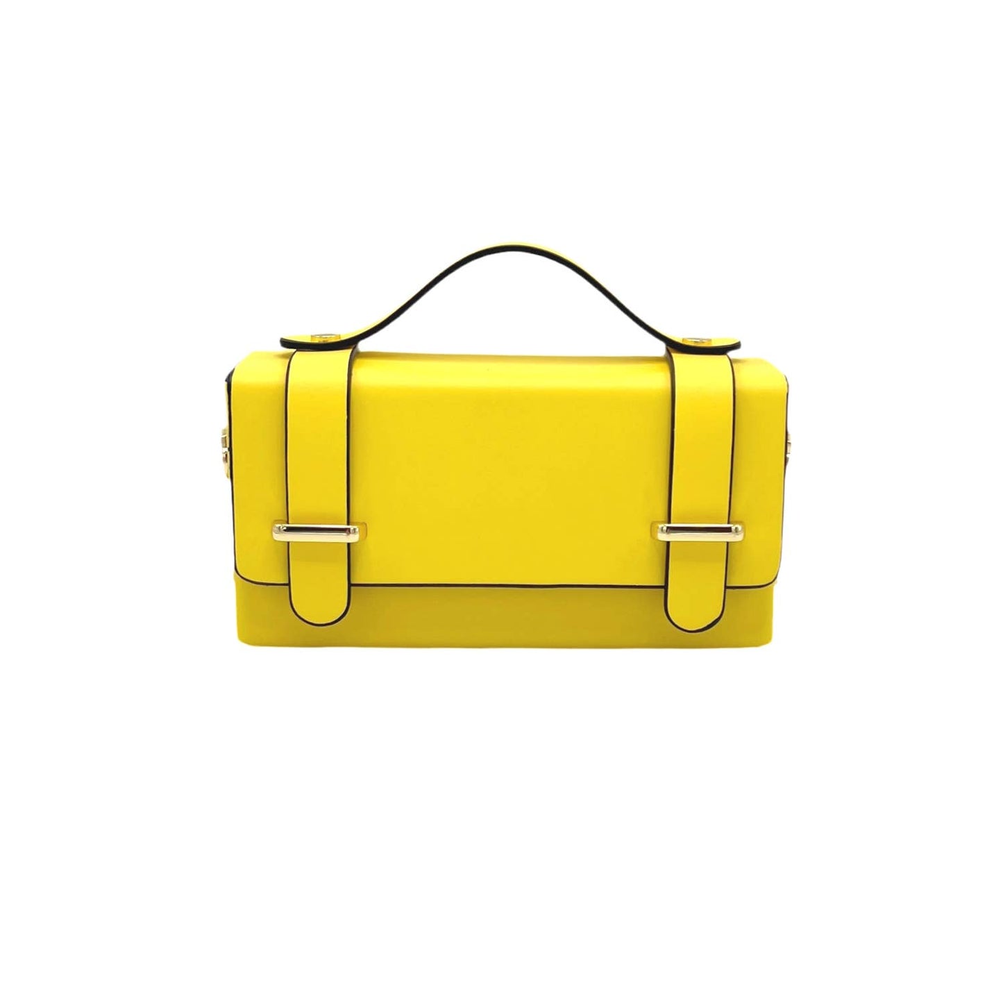 Suie Valentini srl - Genuine leather mini clutch bag with chain, Made in Italy, art. 112591: Bordeaux