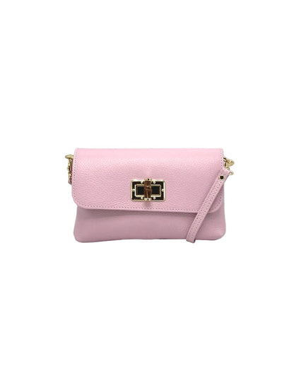 Suie Valentini srl - Summer Collection, Women's Mini Flap Crossbody Bag in Genuine Leather, Made in Italy, Art. 112720: Green