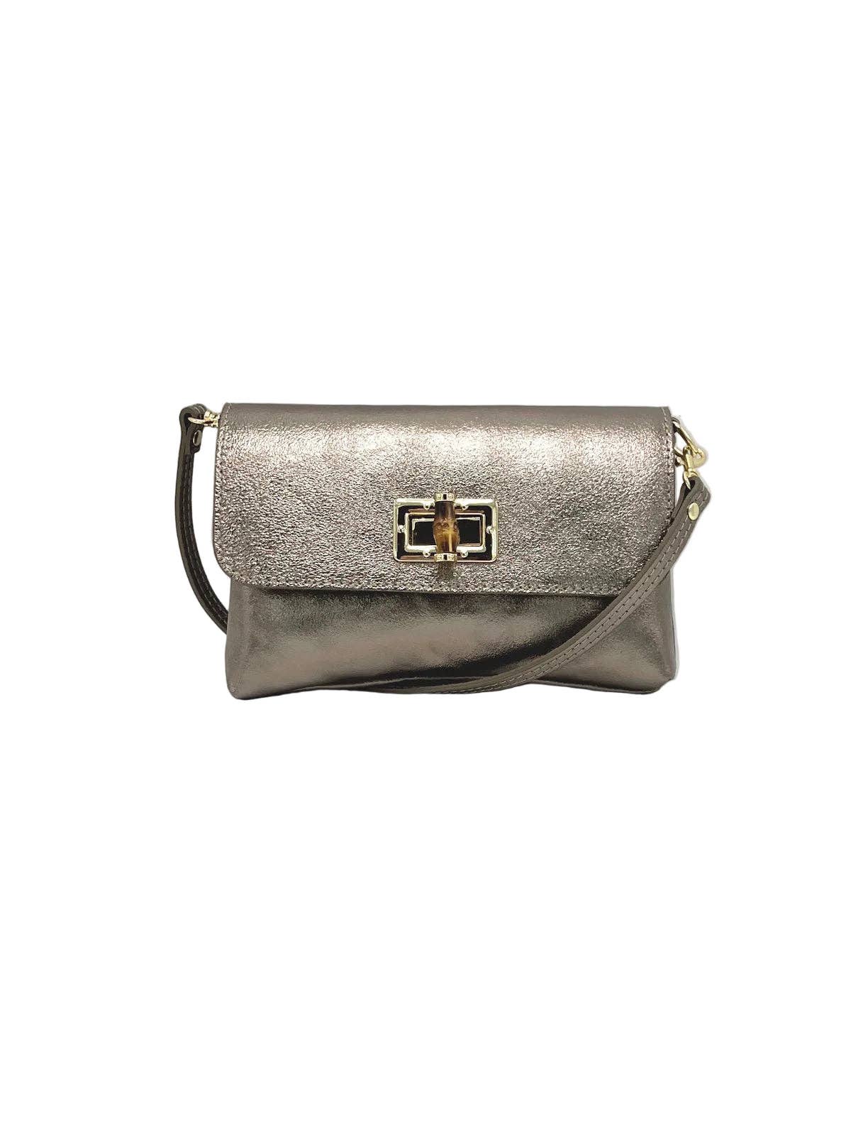 Suie Valentini srl - Summer Collection, Women's Mini Flap Crossbody Bag in Genuine Leather, Made in Italy, Art. 112720: Green