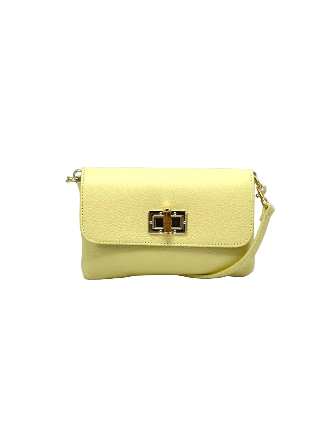Suie Valentini srl - Summer Collection, Women's Mini Flap Crossbody Bag in Genuine Leather, Made in Italy, Art. 112720: Green