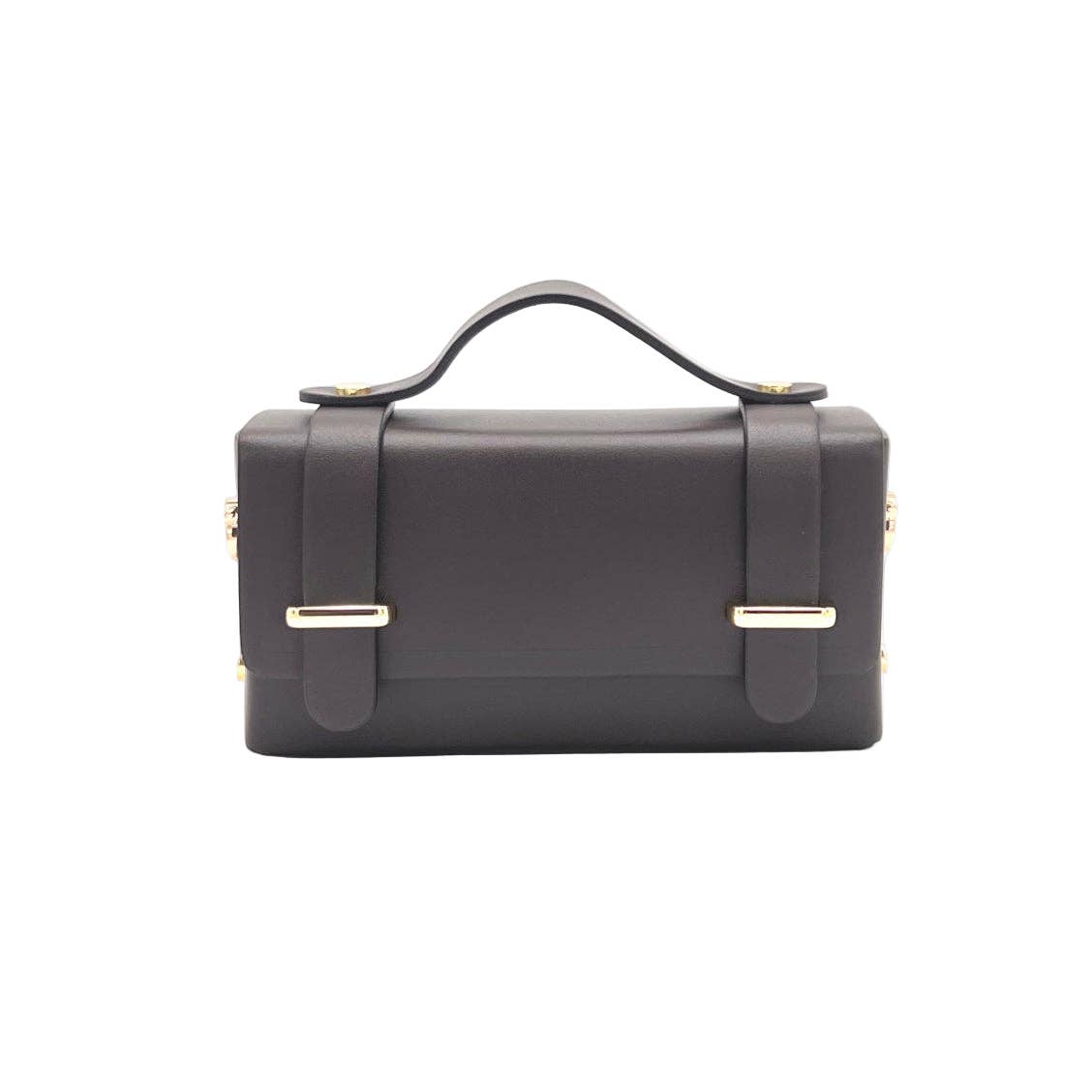 Suie Valentini srl - Genuine leather mini clutch bag with chain, Made in Italy, art. 112591: Bordeaux