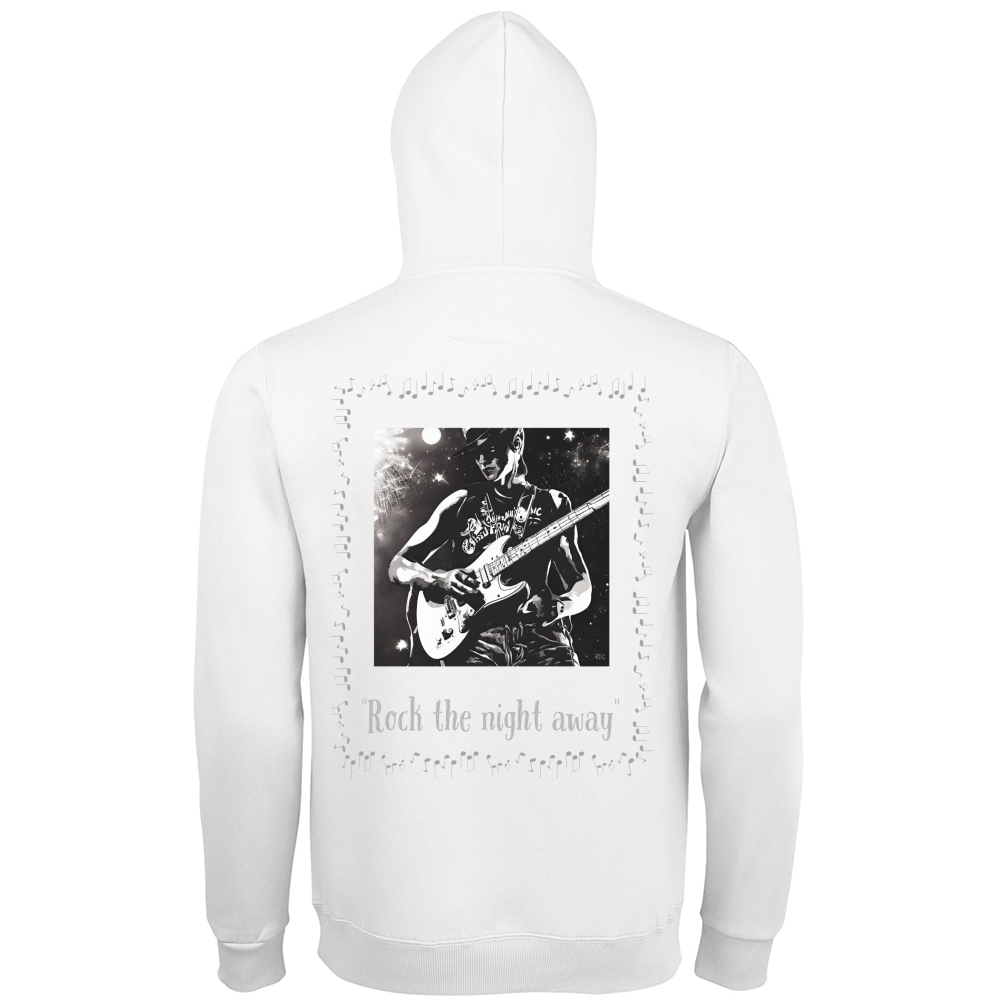 Men's Premium Hoodie Rock the Night Guitar RDG