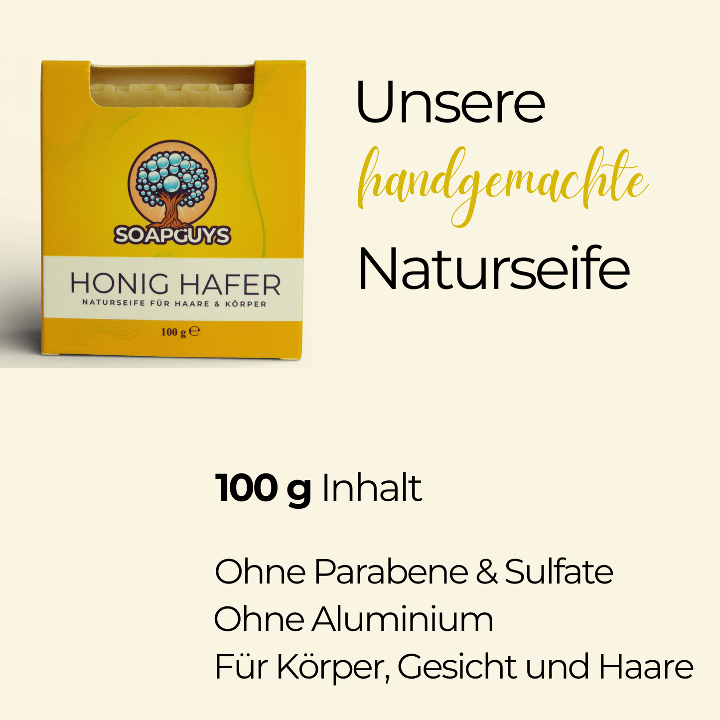 Honey-Oat Natural Soap