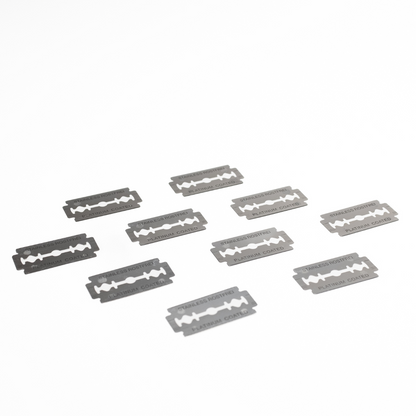 Rasierhobel | aus Metall, rostfrei | mit günstigen Klingen | unisex | Gesicht + Körper + Intimbereich