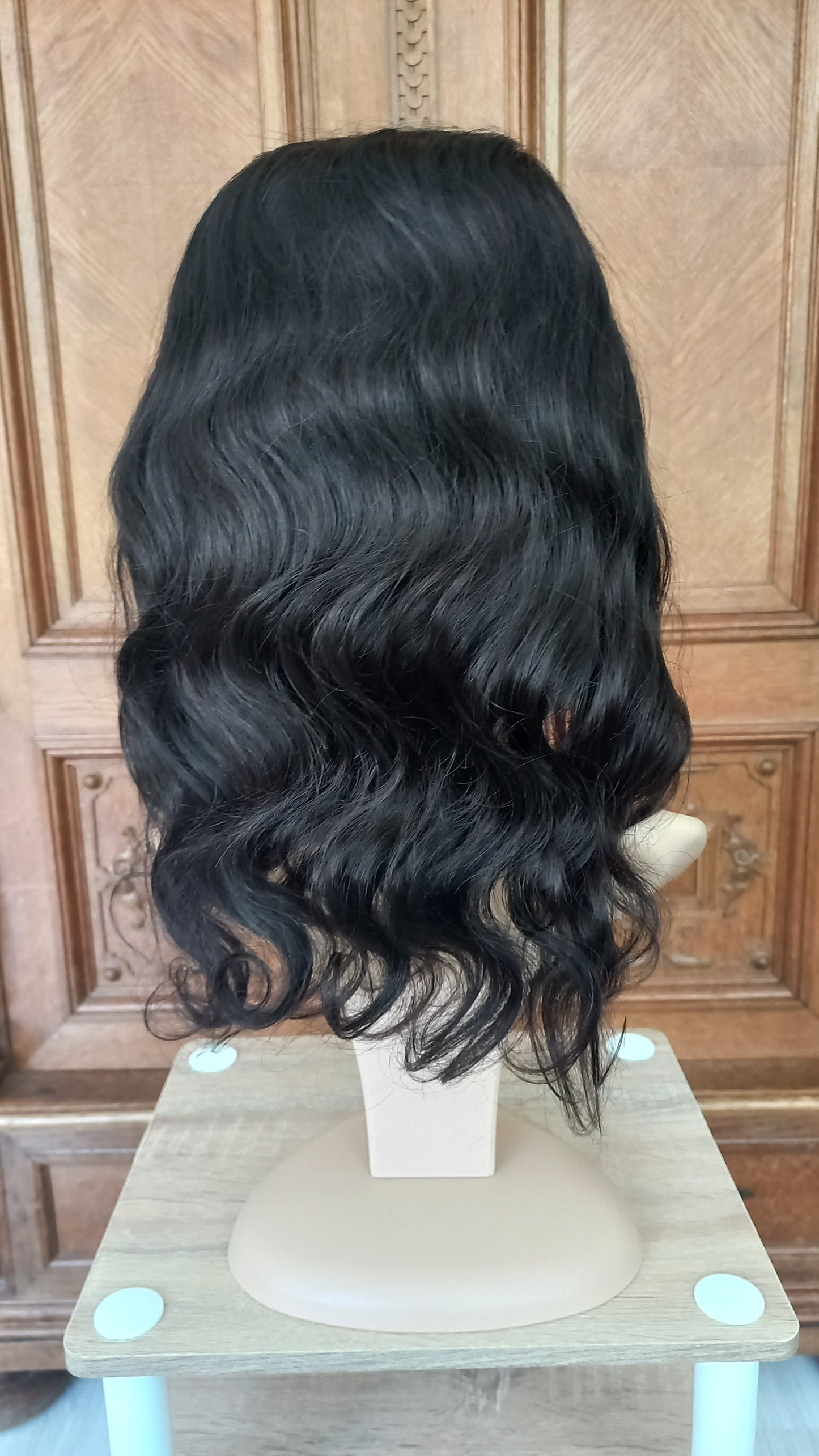Body Wave Human Hair Headband Wig Black Brown