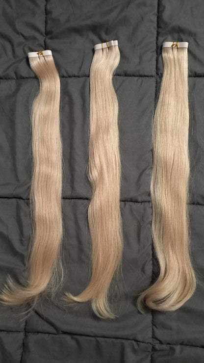 Long Tape Skin Weft Human Hair Extensions - European Remy Hair