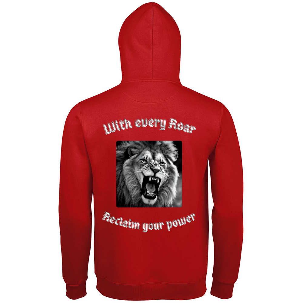 Men's Premium Hoodie With Every Roar Lion RDG