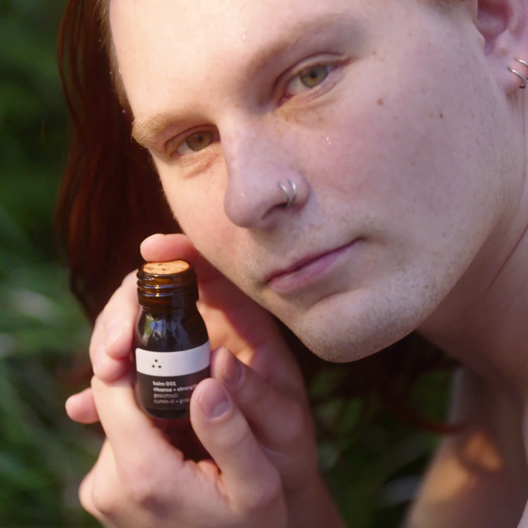 balm 001 | Gesichtsöl mit Schwarzkümmelöl | für unreine Haut | gegen Pickel + Akne