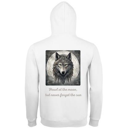 Men's Premium Hoodie Moon Wolf Howl RDG