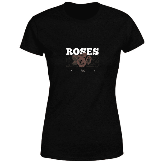 Women's T-shirt New Red Roses RDG